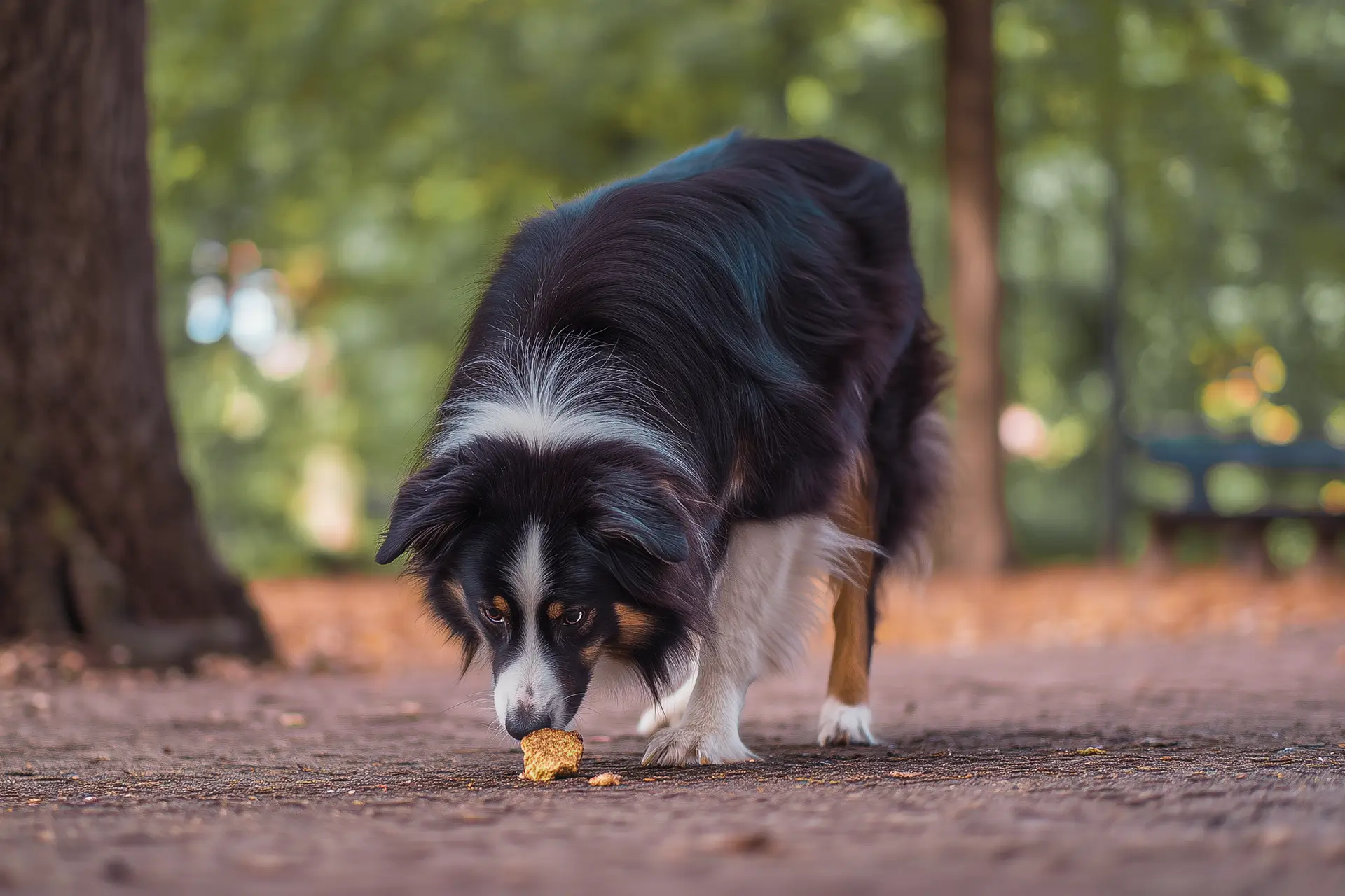 Hund beim Anti-Giftköder-Training in Düsseldorf – sicheres Hundetraining bei Dogs am Rhein